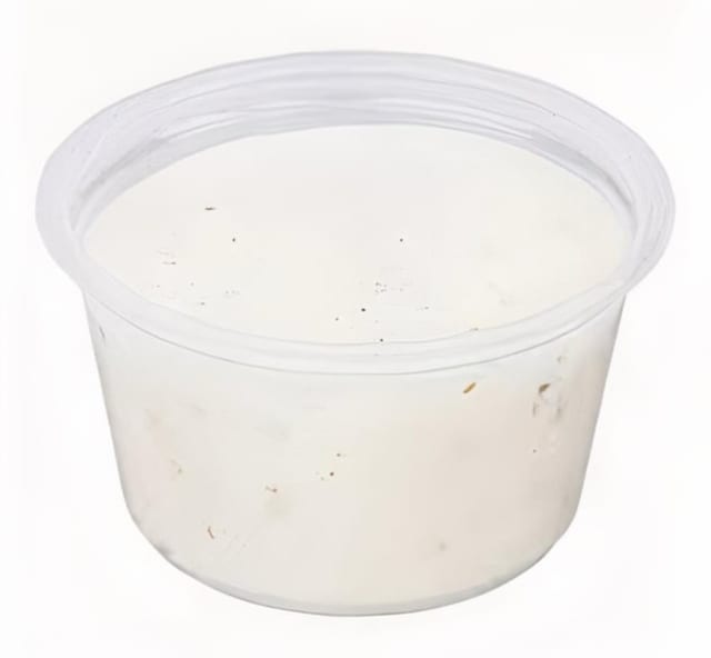 Cup Ranch Sauce.