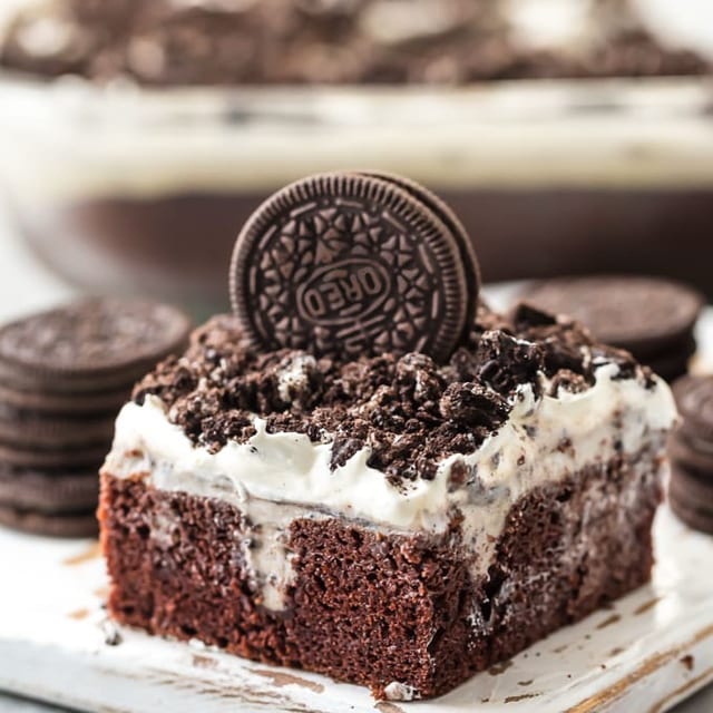 Oreo Mousse Cake.