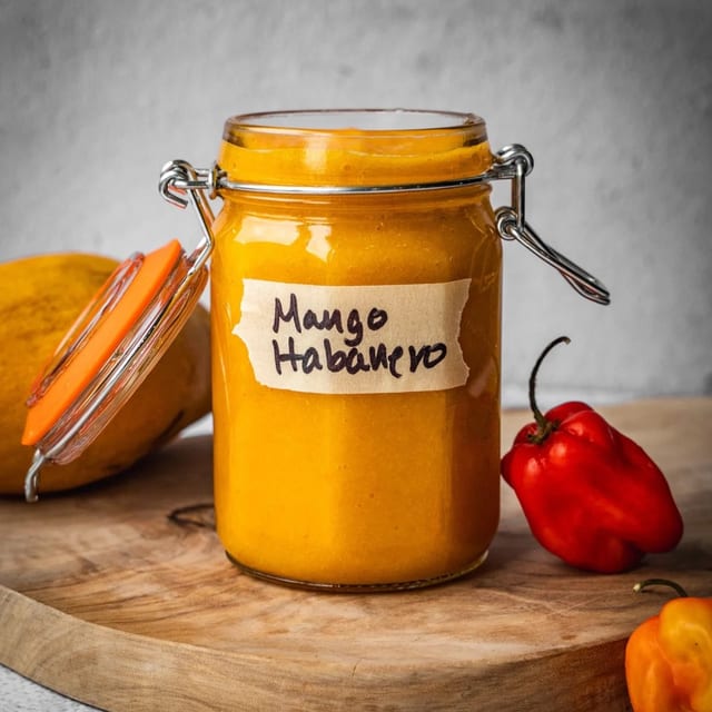 Mango Habanero Sauce.